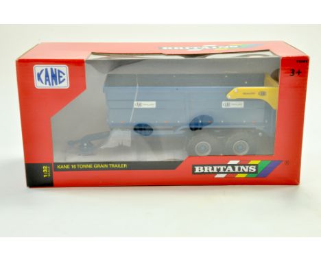 Britains 1/32 Farm issue comprising Kane 16 Tonne Grain Trailer. Excellent and secured in box.  Note: We are always happy to 