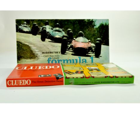 Waddingtons Vintage Game, Formula 1 plus vintage Cluedo issue. Both checked and complete. Note: We are always happy to provid
