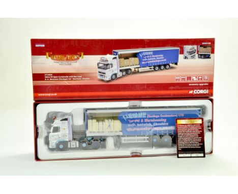 Corgi Diecast Truck issue comprising No. CC14024 Volvo FH Open Curtainside in the livery of GA Newsome. Appears Excellent wit
