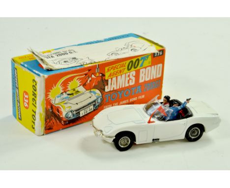 Corgi No. 336 James Bond 007 Toyota 2000GT. Very good to excellent, very minor age related wear in good to very good outer bo