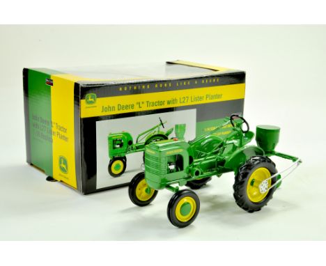 Spec Cast 1/16 Farm Issue comprising John Deere L Tractor with Lister Planter. Appears excellent with box.  &nbsp;Note: We ar
