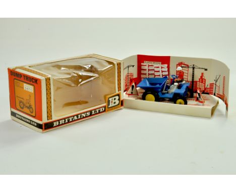 Britains 1/32 Farm Issue comprising No. 9670 Dump Truck in Blue. Generally very good to excellent in a good to very good box,