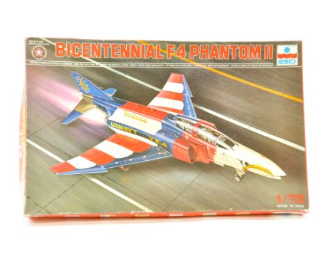 ESCI 1/72 Plastic Model Aircraft Kit comprising Bicentennial F4 Phantom. Complete. Note: We are always happy to provide addit