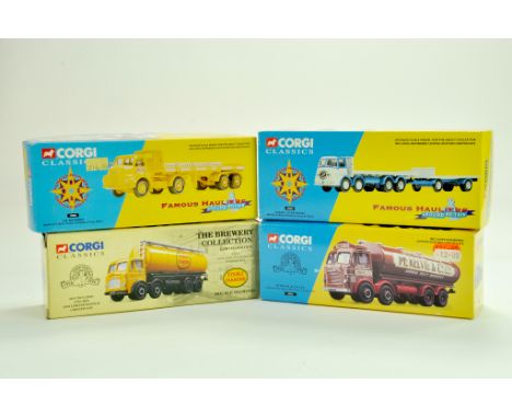 Corgi Diecast Commercial truck issues, classics, comprising various issues, brewery and famous hauliers. Appear generally ver