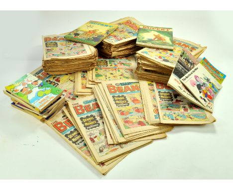 A large collection of mostly 1980's Beano and Dandy Comics. With Storage wear hence fair. Note: We are always happy to provid