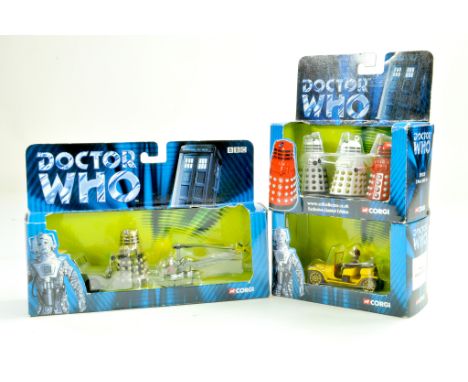 Corgi TV Related Modern Diecast issues comprising various special issue Dr Who models. Excellent in boxes. Note: We are alway