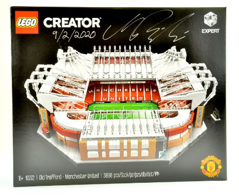 Lego Creator Set No. 10272 Old Trafford Manchester United Stadium. Signed by the Set Designer at the Lego Store in London on 