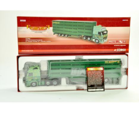Corgi 1/50 diecast truck issue comprising No. CC14022 Volvo VH Livestock Transporter in the livery of RI Stamper. Excellent i