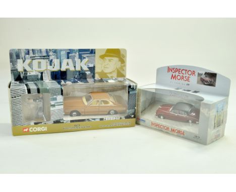 Corgi TV Related Modern Diecast issues comprising Kojak and Inspector Morse. Excellent in boxes. Note: We are always happy to