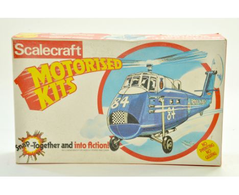 Scalecraft Motorised plastic model kit comprising Helicopter. Complete.  Note: We are always happy to provide additional imag