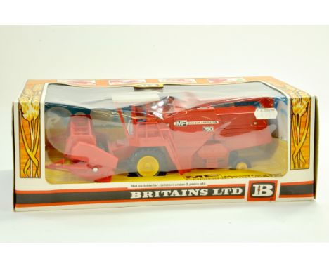 Britains 1/32 Farm issue comprising Massey Ferguson 760 Combine. Appears very good to excellent, in very good box. &nbsp;Note