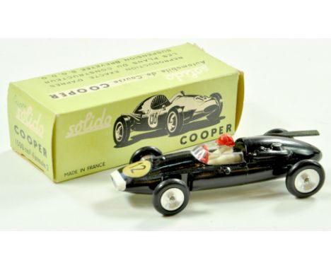 Solido Cooper Racing Car. Very good to excellent in very good box.  Note: We are always happy to provide additional images fo