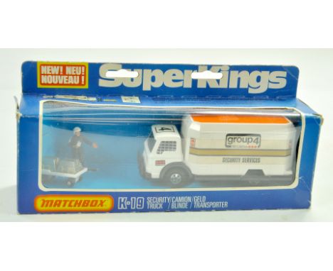 Matchbox Superkings No. K-19 Security Truck. Excellent in good box.  Note: We are always happy to provide additional images f