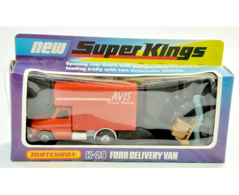 Matchbox Superkings No. K-29 Ford Delivery Van. Avis. Excellent in good box.  Note: We are always happy to provide additional