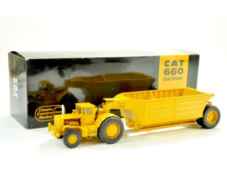 Classic Construction Models 1/48 diecast construction issue comprising CAT 660 Haul Truck with Athey Coal Hauler. Limited Edi