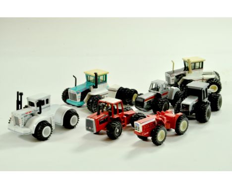 A quantity of harder to find 1/64 farm tractor issues, including Bid Bud, White and others. Generally very good to excellent.