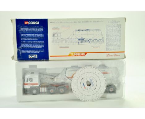 Corgi Diecast Truck issue comprising No. CC12707 ERF ECS Feldbinder Tanker in the livery of Turners. Appears Excellent with B