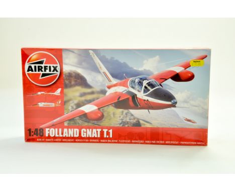 Airfix 1/48 Plastic Model Aircraft Kit comprising Folland Gnat T.1. Ex Trade Stock, verified complete. Note: We are always ha