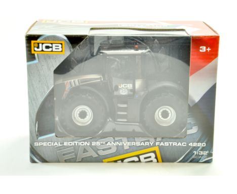 Britains 1/32 Farm issue comprising JCB Fastrac 4220 Tractor 25th Anniversary Edition. Excellent and secured in box.  Note: W