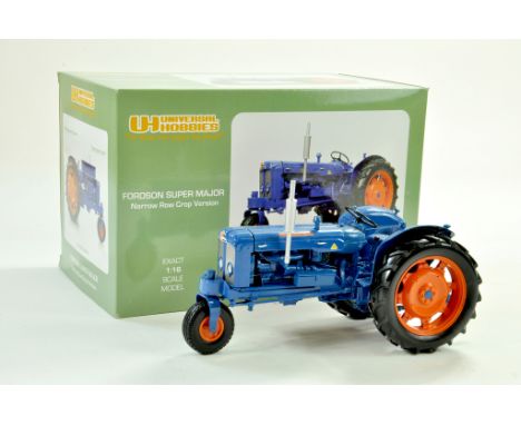Universal Hobbies 1/16 Farm Issue comprising Fordson Super Major Tri-cycle Tractor. Appears excellent with box. Note: We are 