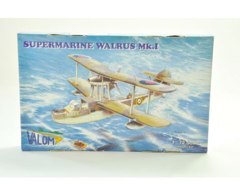 Valom 1/72 Plastic Model Aircraft Kit comprising Supermarine Walrus MKi. Ex Trade Stock, verified complete. Note: We are alwa