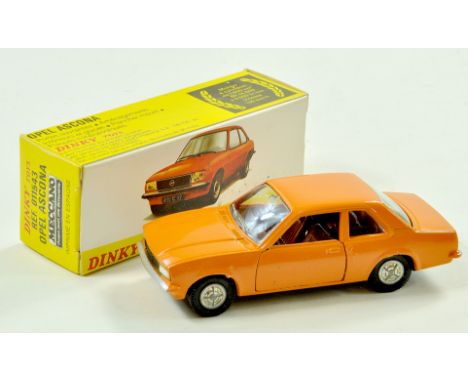 French Dinky Toys (Made in Spain) No. 011543 Opel Ascona. Never previously removed from box, hence very good to excellent in 
