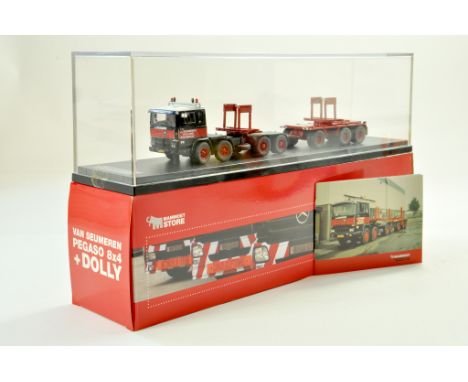 IMC 1/50 Truck issue comprising Van Seumeren Pegaso 8X4 plus Dolly in the livery of Mammoet. Superb Model, excellent with ori
