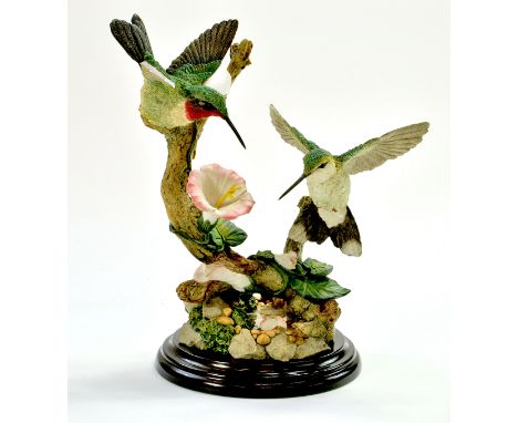 Country Artists Bird Study comprising duo of Humming Birds. Complete with packing. Note: We are always happy to provide addit