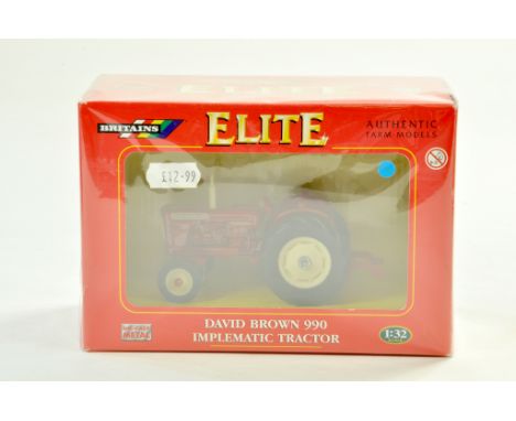 Britains 1/32 Farm issue comprising Elite Series David Brown 990 Tractor. Excellent, never removed from box.  Note: We are al