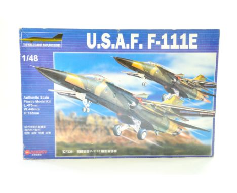 Zhengdefu (Academy) 1/48 Plastic Model Aircraft Kit comprising USAF F-111E. Ex Trade Stock, verified complete. Note: We are a