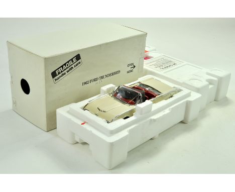 Franklin / Danbury Mint 1/24 High Detail Diecast issue comprising 1962 Ford Thunderbird. Appears to have not been removed fro