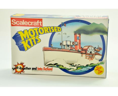 Scalecraft Motorised plastic model kit comprising Steamer. Complete.  Note: We are always happy to provide additional images 