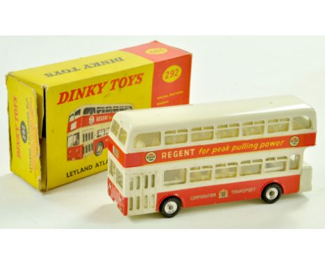 Dinky No. 292 Leyland Atlantean Bus in the livery of Regent/Corporation Transport. Appears very good to excellent, little or 