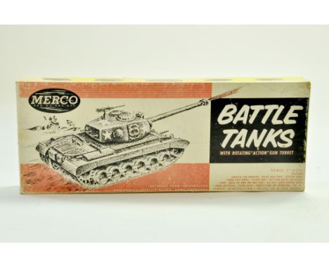 Merco 1" Wooden model kit of Battle Tank. Complete. Note: We are always happy to provide additional images for any lot listed