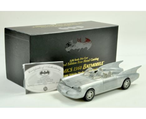 Corgi Scarce Limited Edition `1960's Batmobile, unpainted Raw Casting. Excellent with Box. Note: We are always happy to provi
