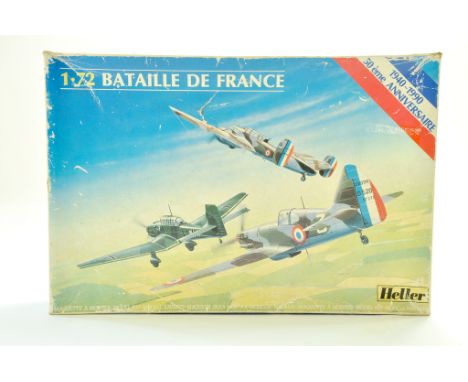 Heller 1/72 Plastic Model Aircraft Kit comprising Battle of France Trio Set. Ex Trade Stock, verified complete. Note: We are 