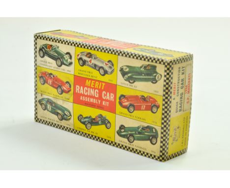 Merit Plastic Racing Car Assembly Kit in 1/24 scale comprising 1956 Maserati. Verified complete.  Note: We are always happy t