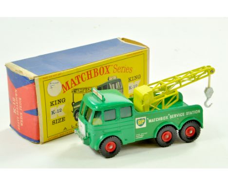 Matchbox Kingsize No. K-12 Foden Breakdown Truck. Generally very good to excellent in a good to very good harder to find box.