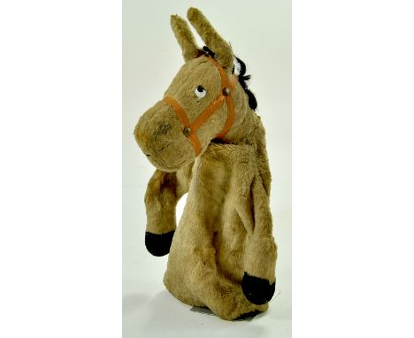 Beautiful old Horse Hand Puppet with great expression. Well loved! Note: We are always happy to provide additional images for