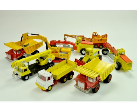 Dinky Toys Construction Commercial Diecast group. Generally good to very good. Suitabe for repair / restoration.  Note: We ar