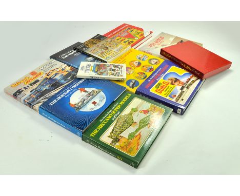 Large selection of reference box relating to Hornby Model Railway, Meccano, Dinky, Tin Toys and others. High Quality publicat