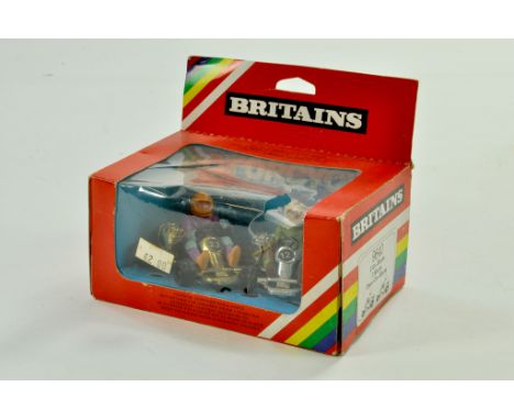 Britains 1/32 issue comprising No. 9640 Go-Karts Set. Appear very good to excellent in good to very good box, cellophane has 