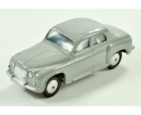 Corgi No. 204 Rover 90 Saloon. Issue is pale grey with flat spun hubs. A nice example, very good to excellent with very littl