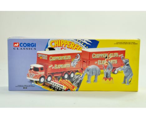 Corgi Diecast Chipperfield Circus Modern issue comprising No. 31902 Foden S21 Set. never removed from box, hence excellent.  
