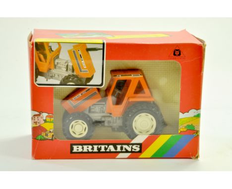 Britains 1/32 Farm issue comprising No. 9529 Fiat 90-90 Tractor. Appears very good to excellent in good to very good box, som