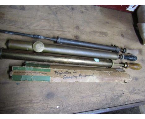 3 vintage brass sprayers&nbsp;