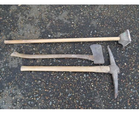 Axe, pickaxe and rammer&nbsp;