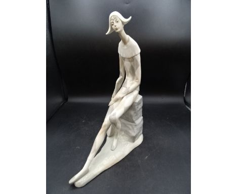 Nao 'Sad Harlequin' figurine H36cm approx&nbsp;