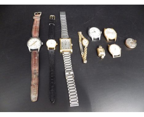Collection of vintage watches and watch faces to include - Rotary Super sports, Avia, Ingersoll ltd, Orvil, Watches of Switze