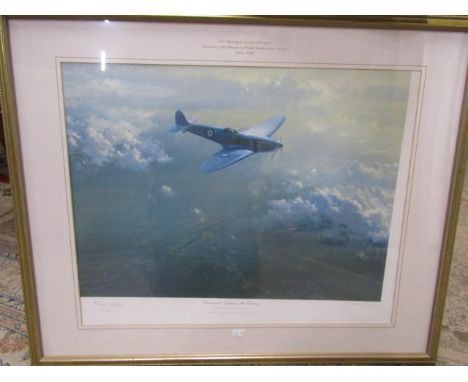 A Memorial of Frank WoottonvO.B.E ltd edition print 'Unarmed Against the Enemy' signed and numbered bottom left 66/850 80x67c